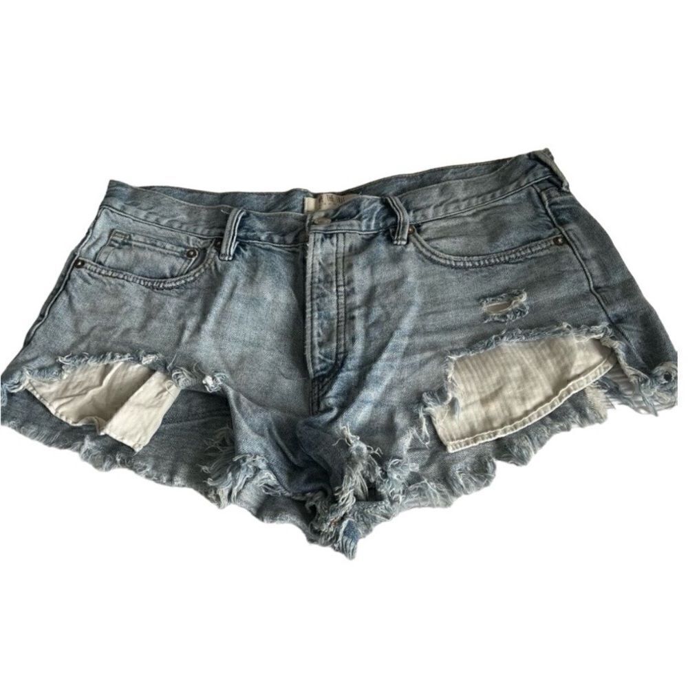 Free People Now or Never Denim Short size 30